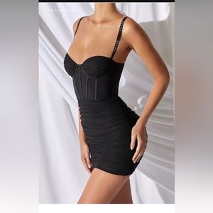 Oh Polly Overload Dress in Black